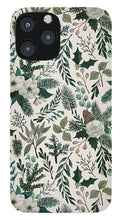 Load image into Gallery viewer, Winter Floral Pattern - Phone Case