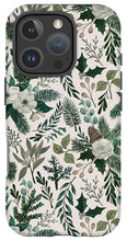 Load image into Gallery viewer, Winter Floral Pattern - Phone Case