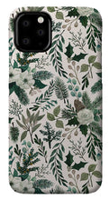 Load image into Gallery viewer, Winter Floral Pattern - Phone Case