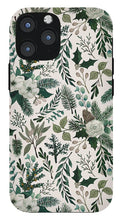 Load image into Gallery viewer, Winter Floral Pattern - Phone Case