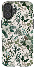 Load image into Gallery viewer, Winter Floral Pattern - Phone Case