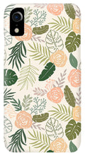 Load image into Gallery viewer, Yellow and Green Tropical Floral Patten - Phone Case
