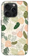Load image into Gallery viewer, Yellow and Green Tropical Floral Patten - Phone Case