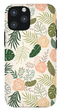Load image into Gallery viewer, Yellow and Green Tropical Floral Patten - Phone Case