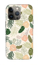 Load image into Gallery viewer, Yellow and Green Tropical Floral Patten - Phone Case