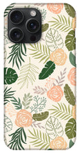 Load image into Gallery viewer, Yellow and Green Tropical Floral Patten - Phone Case