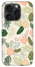 Load image into Gallery viewer, Yellow and Green Tropical Floral Patten - Phone Case