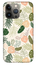 Load image into Gallery viewer, Yellow and Green Tropical Floral Patten - Phone Case