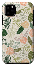 Load image into Gallery viewer, Yellow and Green Tropical Floral Patten - Phone Case