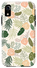 Load image into Gallery viewer, Yellow and Green Tropical Floral Patten - Phone Case