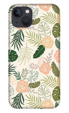 Load image into Gallery viewer, Yellow and Green Tropical Floral Patten - Phone Case