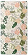 Load image into Gallery viewer, Yellow and Green Tropical Floral Patten - Bath Towel
