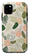Load image into Gallery viewer, Yellow and Green Tropical Floral Patten - Phone Case