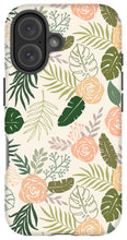 Load image into Gallery viewer, Yellow and Green Tropical Floral Patten - Phone Case