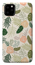 Load image into Gallery viewer, Yellow and Green Tropical Floral Patten - Phone Case