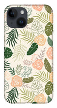Load image into Gallery viewer, Yellow and Green Tropical Floral Patten - Phone Case