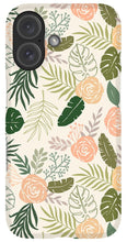 Load image into Gallery viewer, Yellow and Green Tropical Floral Patten - Phone Case