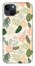 Load image into Gallery viewer, Yellow and Green Tropical Floral Patten - Phone Case