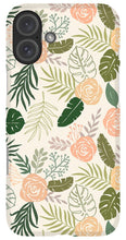 Load image into Gallery viewer, Yellow and Green Tropical Floral Patten - Phone Case
