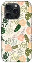 Load image into Gallery viewer, Yellow and Green Tropical Floral Patten - Phone Case