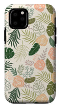 Load image into Gallery viewer, Yellow and Green Tropical Floral Patten - Phone Case
