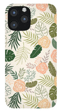 Load image into Gallery viewer, Yellow and Green Tropical Floral Patten - Phone Case