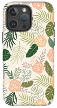 Load image into Gallery viewer, Yellow and Green Tropical Floral Patten - Phone Case
