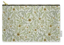 Load image into Gallery viewer, Yellow Flowers and Branches Pattern - Zip Pouch