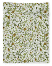 Load image into Gallery viewer, Yellow Flowers and Branches Pattern - Blanket