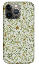 Load image into Gallery viewer, Yellow Flowers and Branches Pattern - Phone Case
