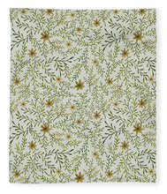 Load image into Gallery viewer, Yellow Flowers and Branches Pattern - Blanket