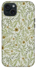 Load image into Gallery viewer, Yellow Flowers and Branches Pattern - Phone Case