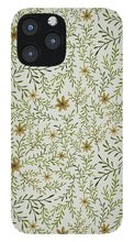 Load image into Gallery viewer, Yellow Flowers and Branches Pattern - Phone Case