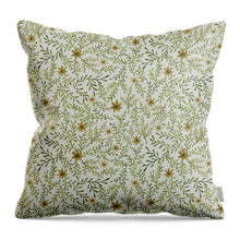 Load image into Gallery viewer, Yellow Flowers and Branches Pattern - Throw Pillow