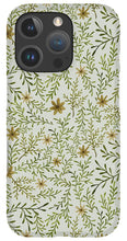 Load image into Gallery viewer, Yellow Flowers and Branches Pattern - Phone Case