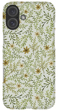 Load image into Gallery viewer, Yellow Flowers and Branches Pattern - Phone Case