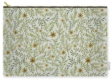 Load image into Gallery viewer, Yellow Flowers and Branches Pattern - Zip Pouch
