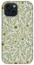 Load image into Gallery viewer, Yellow Flowers and Branches Pattern - Phone Case