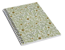 Load image into Gallery viewer, Yellow Flowers and Branches Pattern - Spiral Notebook