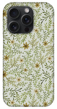 Load image into Gallery viewer, Yellow Flowers and Branches Pattern - Phone Case
