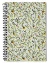 Load image into Gallery viewer, Yellow Flowers and Branches Pattern - Spiral Notebook