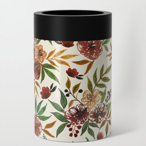 Autumn Flowers Can Cooler/Koozie