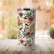 Load image into Gallery viewer, Autumn Flowers Travel Mug