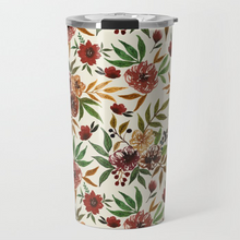 Load image into Gallery viewer, Autumn Flowers Travel Mug