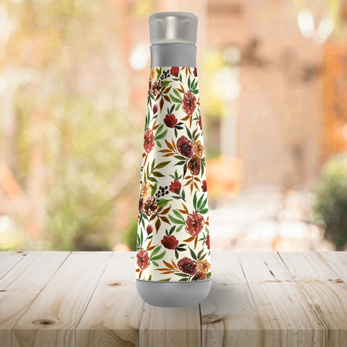 Autumn Flowers Peristyle Water Bottle