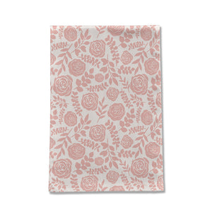 Blush Floral Pattern Tea Towel