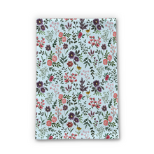 Load image into Gallery viewer, Bright Watercolor Flower - Blue - Tea Towel