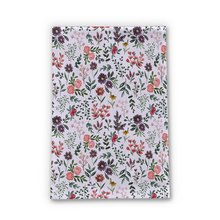 Load image into Gallery viewer, Bright Watercolor Flower - Purple - Tea Towel