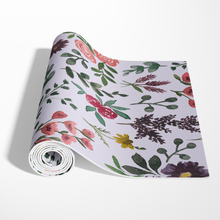 Load image into Gallery viewer, Bright Watercolor Flower - Purple Yoga Mat