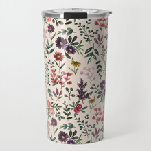 Load image into Gallery viewer, Bright Watercolor Flower Travel Mug